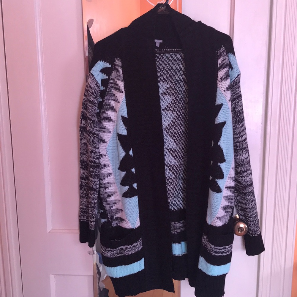 Printed Cardigan